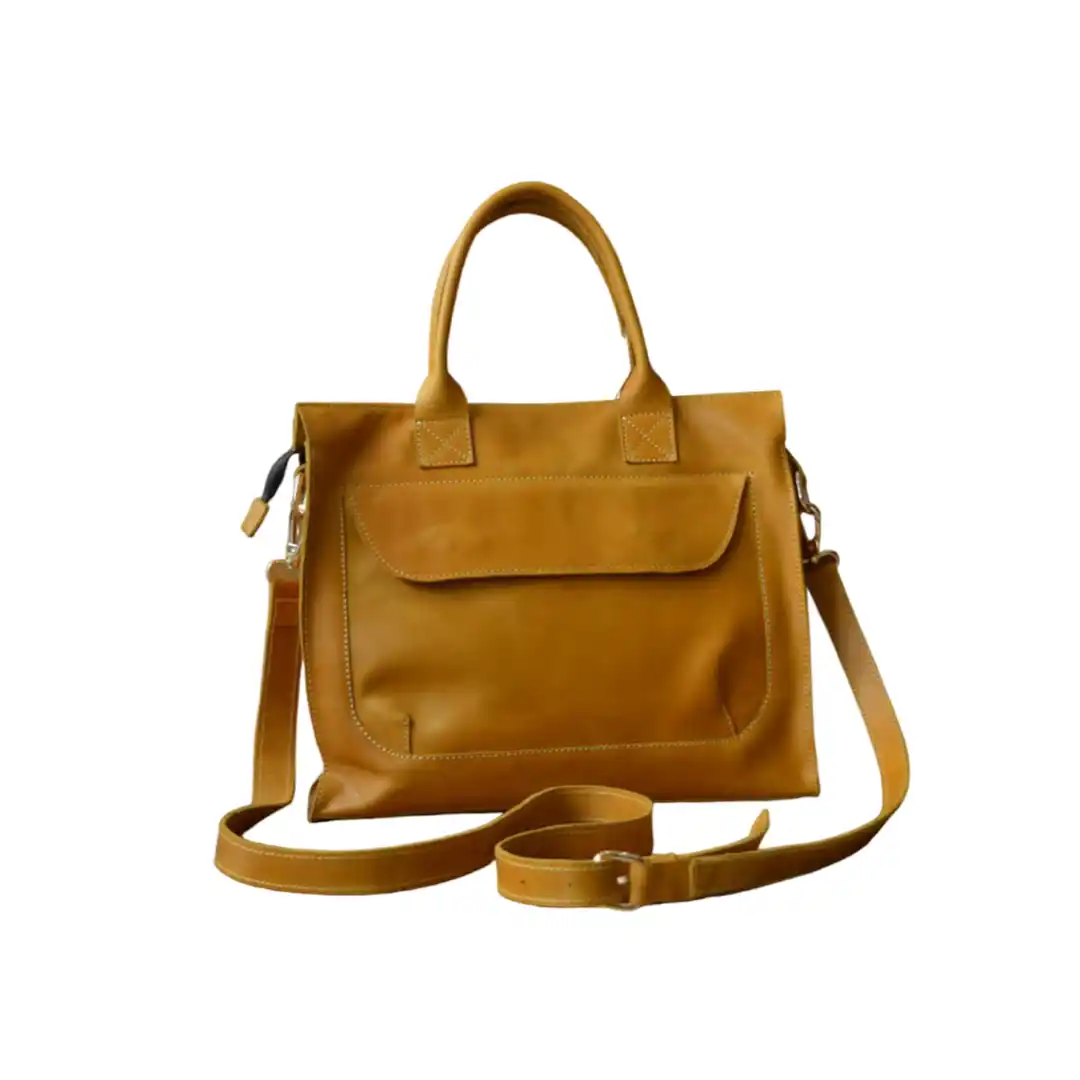 Men's Pure Ethiopian Leather Laptop Bag For Sale In Addis Ababa