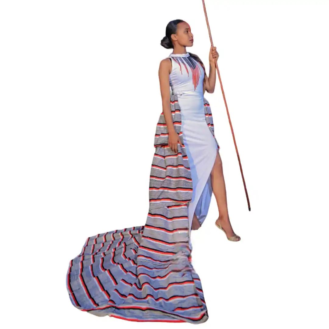 Elegant Handwoven Oromo Dress | For Sale In Addis Ababa